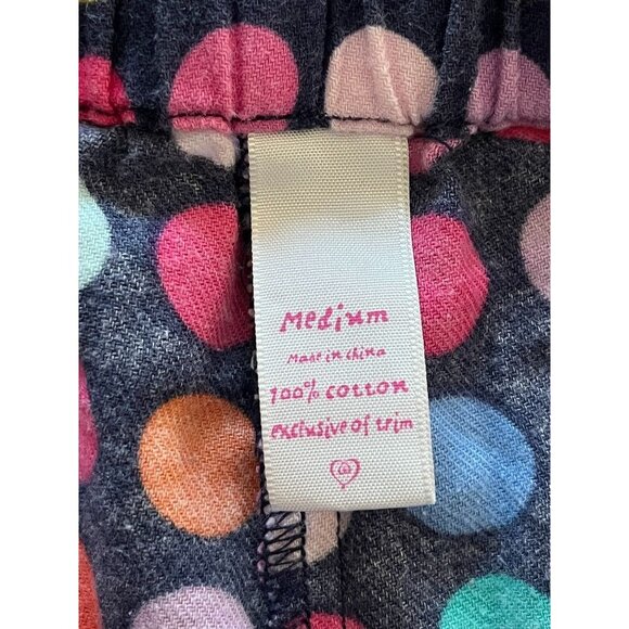 EUC AFTER PARTY Flannel Victoria's Secret Colorful Polka Dot Cotton Pajama Set - Picture 6 of 10